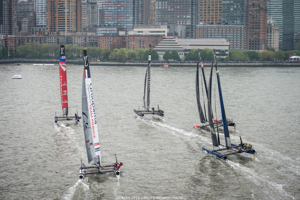 Racing Day 1 of Louis Vuitton America's Cup World Series New York
