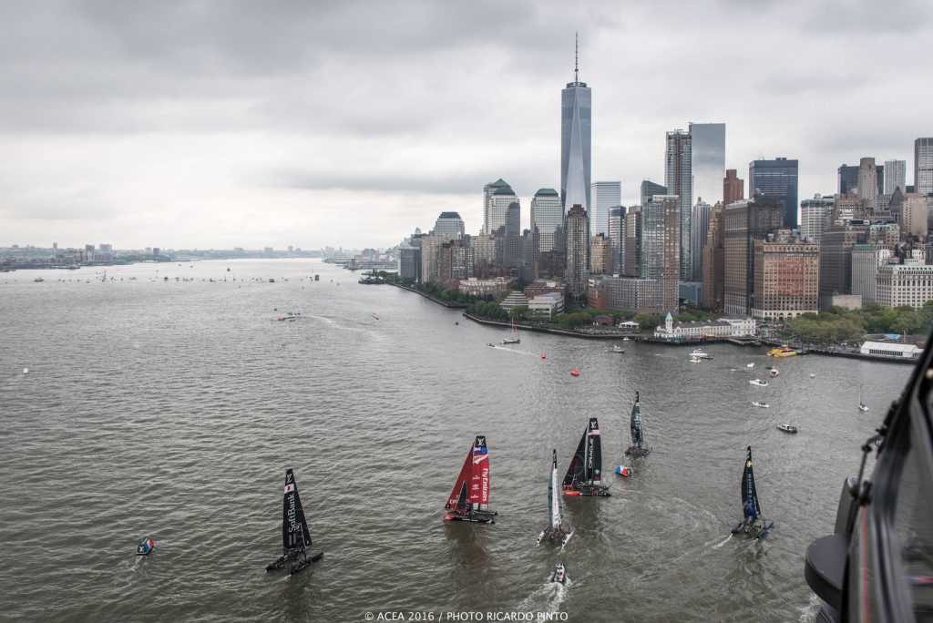 Racing Day 1 of Louis Vuitton America's Cup World Series New York