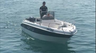 senza patente sul Lago di Garda