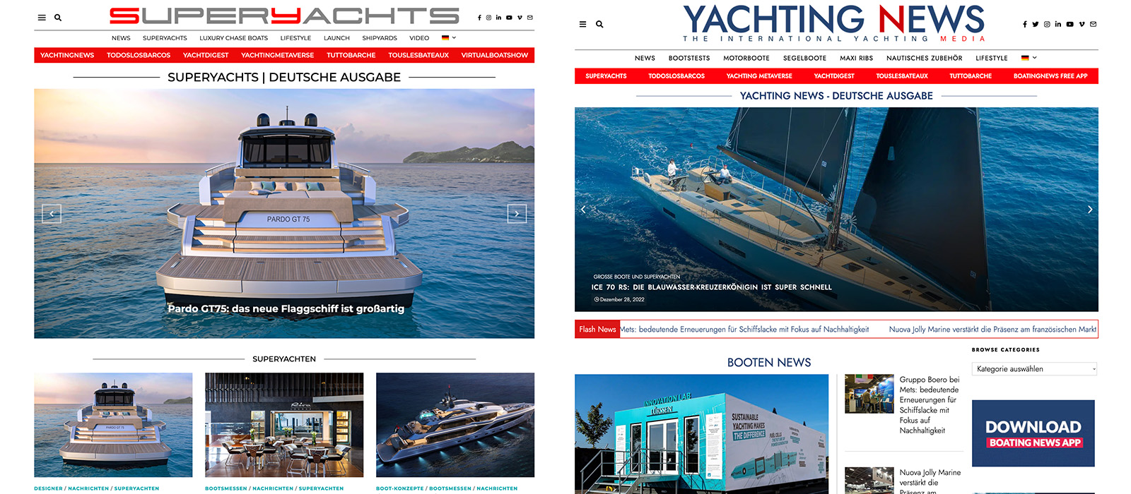 International Yachting Media lanza dos nuevas ediciones en alemán