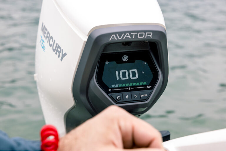 electric outboard display