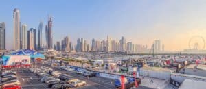 DUBAI INTERNATIONAL BOAT SHOW AERIAL VIEW