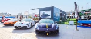 LUXURY CARS AT DUBAI INTERNATIONAL BOAT SHOW